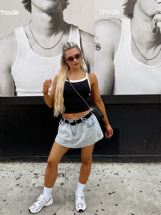 Tops - Lululemon black and white tank